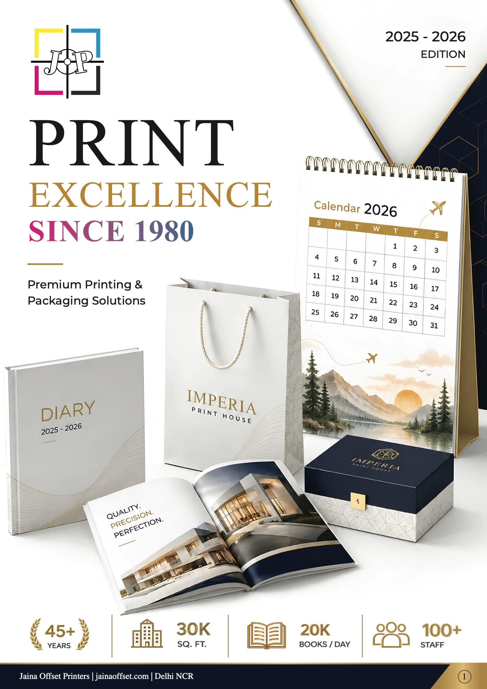 Jaina Offset Print catalogue cover