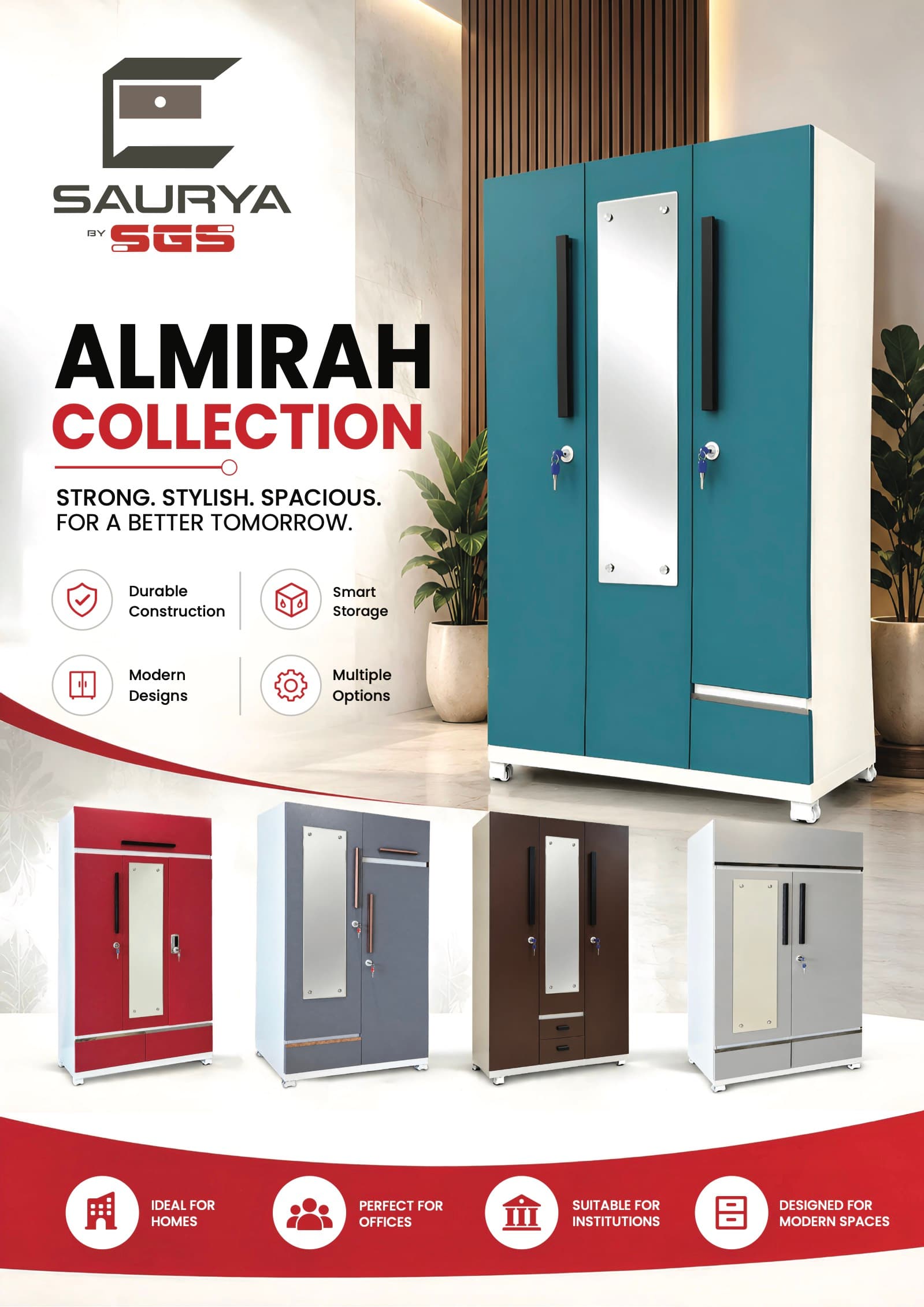 Saurya Almirah leaflet cover
