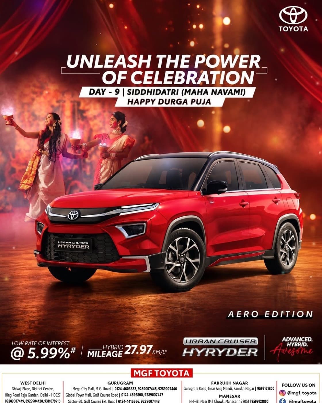 MGF Toyota Durga Puja post