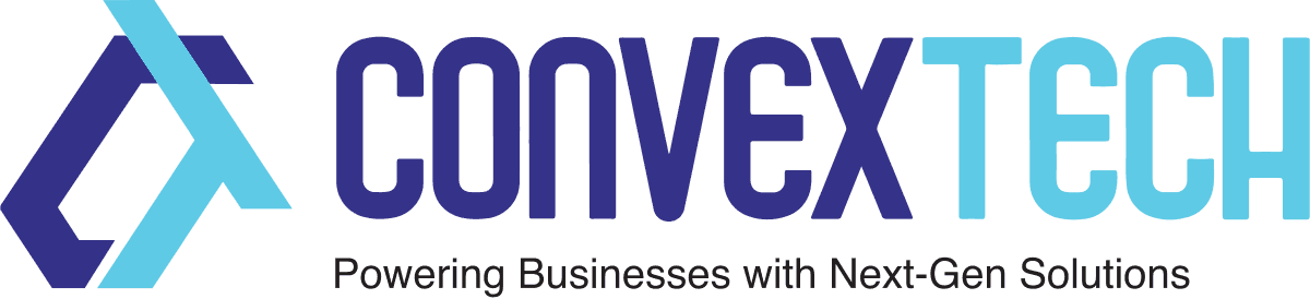 Convex Tech geometric mark and wordmark