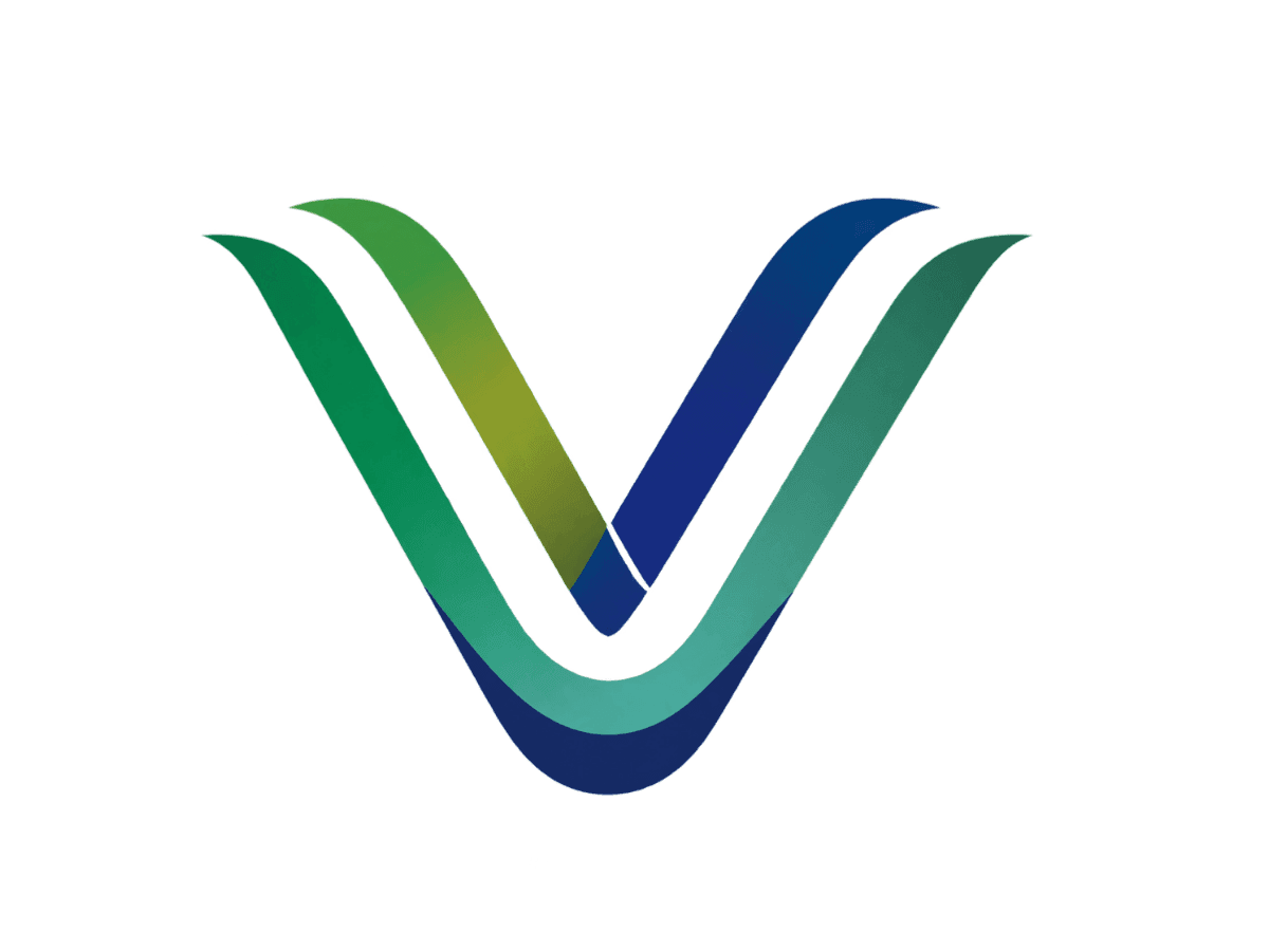 Nutrivaan symbol of overlapping ribbons