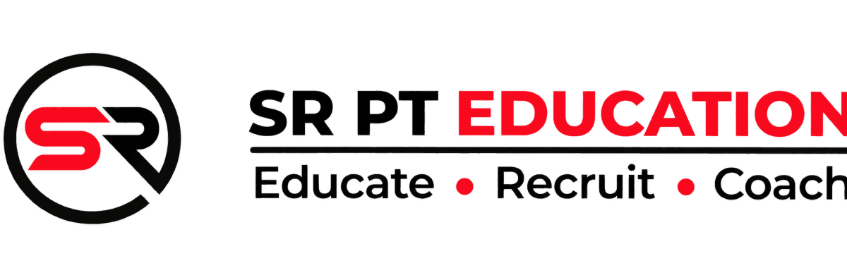 SR PT Education monogram and wordmark